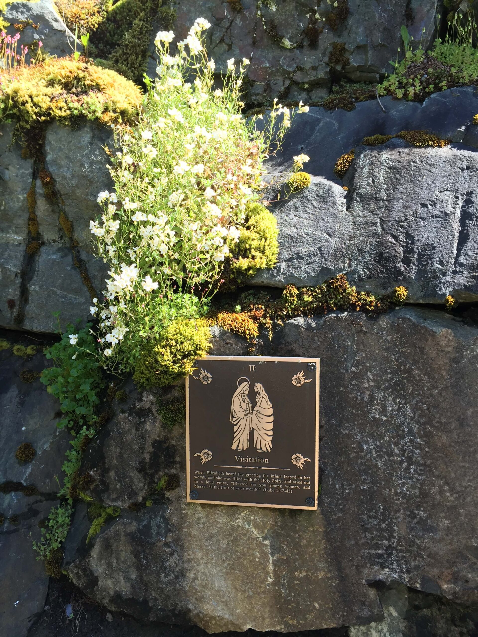 Good Shepard Rosary Trail sign